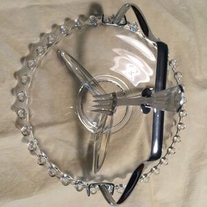 Vintage Imperial Candlewick glass Candy dish for mints and nuts (wedding)